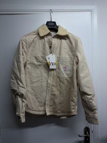 mens Zara x Peanuts denim jacket
