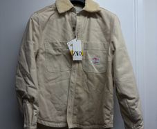 mens Zara x Peanuts denim jacket