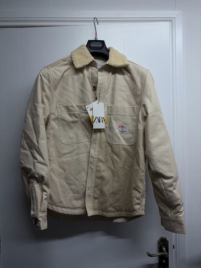 mens Zara x Peanuts denim jacket