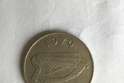 Rare coin 1970 Irish 5p