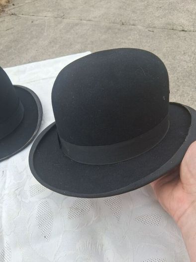 2 X Mid Century Bowler Hats