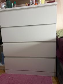 IKEA White Chest of 4 Drawers