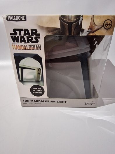 Paladone Star Wars The Mandalorian Light  Mandalorian Helmet LED Desktop Light Star Wars Disney