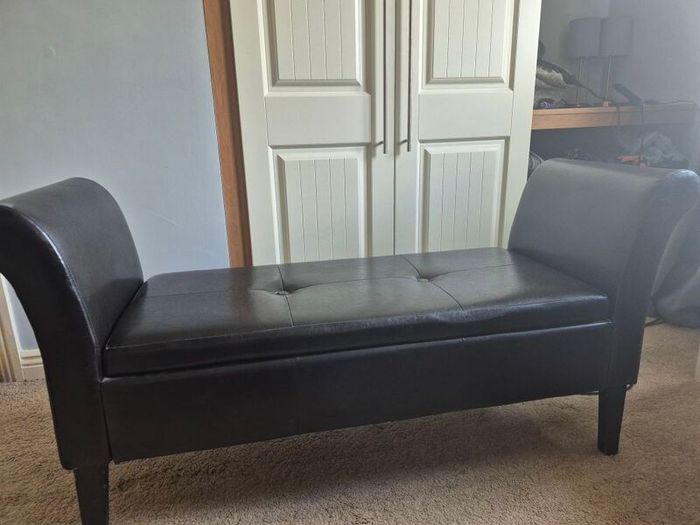 Storage box bench