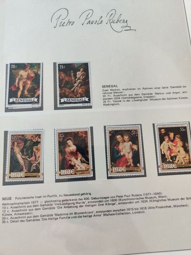 Paul Rubens 55 Pages Stamps Album World Collection