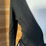 Woman's wraparound cardigan Coast silk blend black size 10 Image 3