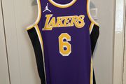 Lakers Lebron Statement Edition Jersey #6