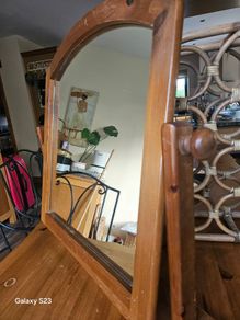 Dressing table mirror Antique table top vanity mirror