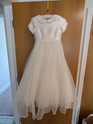Communion dress (Arnott's) and accessories