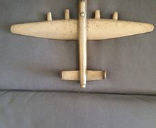 WWII  bomber solid brass