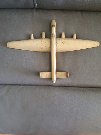 WWII  bomber solid brass