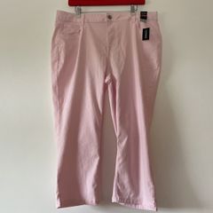 Dunnes skinny crop jeans pink size 18 - new