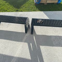 External Steel Backdoor Steps