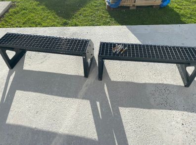 External Steel Backdoor Steps