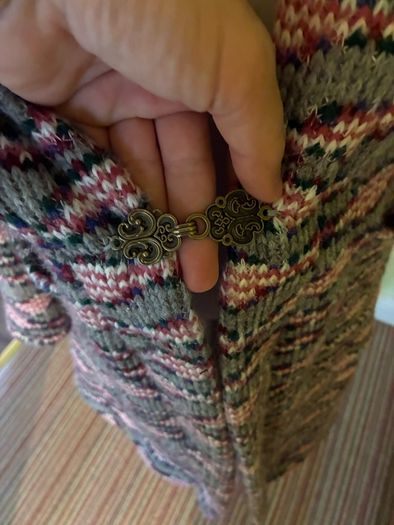 Woolen handmade longline cardigan