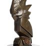 Crested Cockatoo - Bronze, Marble, Signed Image 3