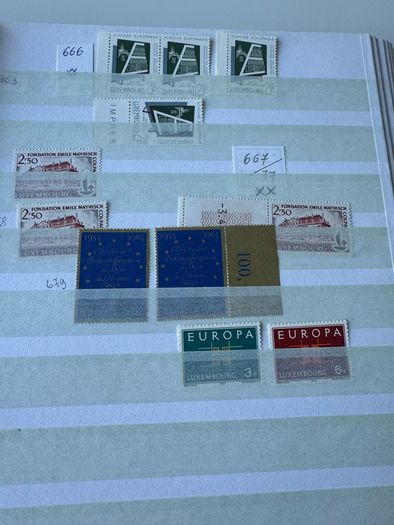 LUXEMBURG collection in 64 pages stamp album