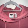 Adidas Women's Pink Hoodie with Large Logo on Back - Size XS Image 3