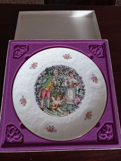 Valentines Present Vintage Royal Doulton St. Valentine Plates