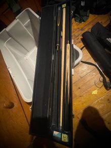 Cue Craft 18oz - 3 part snooker cue, case