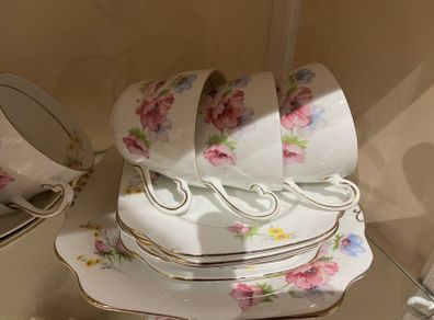 18 Piece Bone China Tea Set