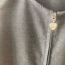 Dunnes grey pinafore (as new) age 7 Image 2