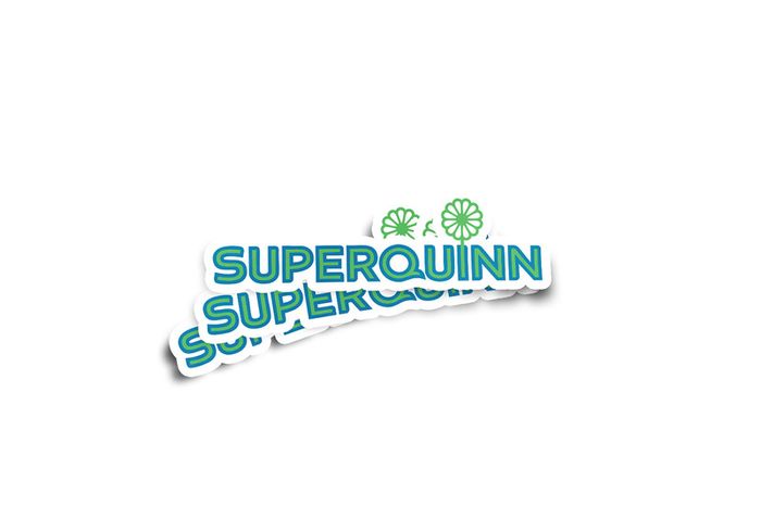 Superquinn Glossy Sticker 3-Pack