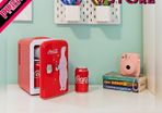 4L Mini Fridge 6 Can Portable Cooler/Warmer, Compact Personal Refrigerator for Snacks Drinks Skincare,12V and AC Cords,Accessory for Kids Bedroom Home Office Travel Car,Coke,Polar Bear (FREE SHIPPING)