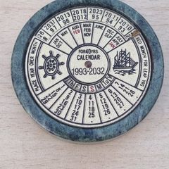 Nautical perpetual calendar (and paperweight)