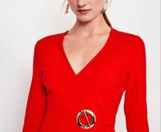 Karen millen red dress