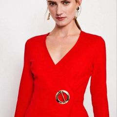 Karen millen red dress