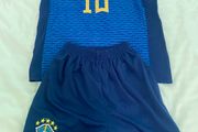 Neymar JR Brazil Away Football Kit