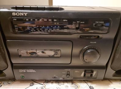 Vintage Classic Sony Radio Portable Boombox CFS - 1025L, Good working order.