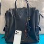 Dark Brown Unisex Leather Backpack Image 4