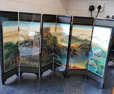 Great Wall of China Style Miniature Chinese Panel Screen 6 small screen
