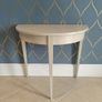 Partners desk heavy piece + half moon side table Image 8