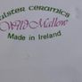 Vintage Souffle Oven or Serving Dish Wiled Mallow Ulster Ceramics Irish 20cm diameter and 7 cm. high made in Ireland Image 6