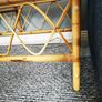 Vintage Rattan Bamboo coffee table and display stand Image 3