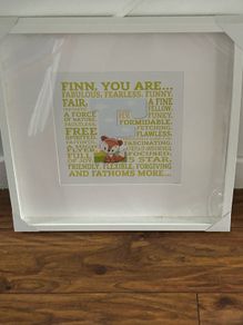 Baby names in frames