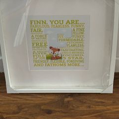 Baby names in frames