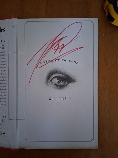 Signed Kat Von D Tattoo hardback book