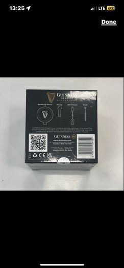 Guinness beer Draught Nitrosurge Device