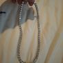 silver and cubic zirconia necklace Image 3