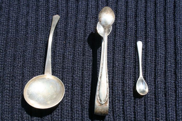 Vintage Spoons 4,4" - 4,4" - 2,4"