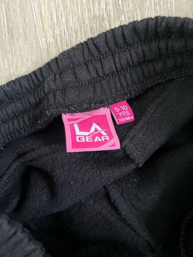 Girls black tracksuit bottoms