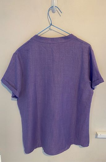 Purple Short Sleeved Blouse BNWOT Size Large