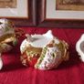 Vintage Italian Luxury Centerpiece Art Deco Lavishly Decorated Two Handled And Footed Vase And Bowl With Lid Made In Italy Image 7