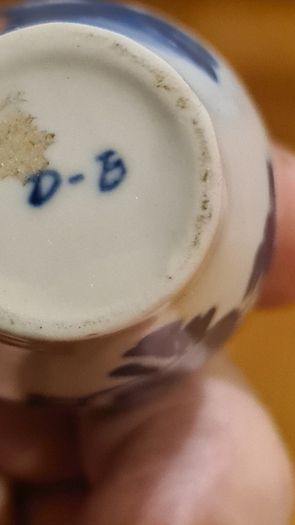 Dutch Delft Hand Painted Blue And White Ornament. 7 in total.All Marked.