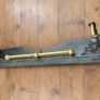 Antique Victorian Cast Iron & Brass Fireplace Fender Ornate Original Image 2