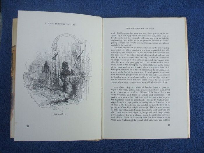 LONDON THROUGH THE AGES (by Harold Bagust) - an informative hardback book on the development of London up to the early 20th century